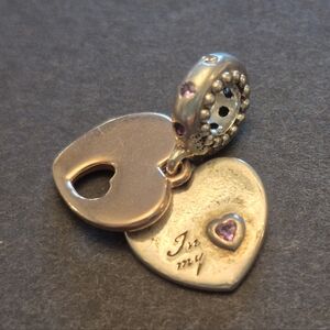 Pandora Rose Part Of My Heart Dangle Charm